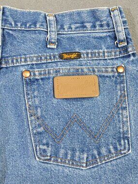 Wrangler Jeans Men's 31x30 Fits 30x27 Blue 936PWD Cowboy Cut Slim Denim Western